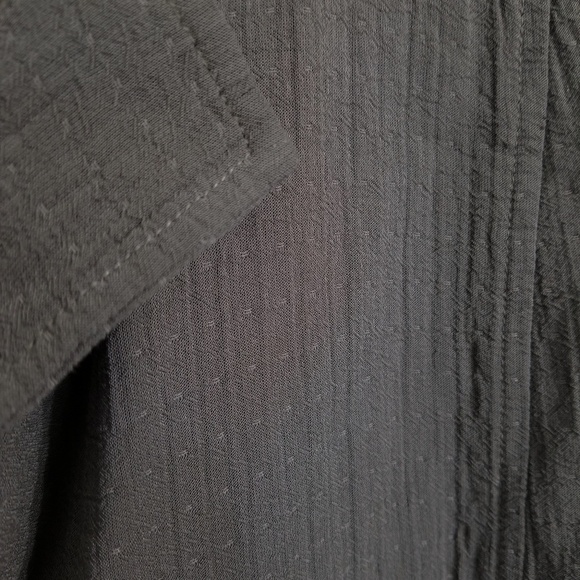 Eileen Fisher Gray Brown Open Front Blazer Medium - Picture 3 of 5